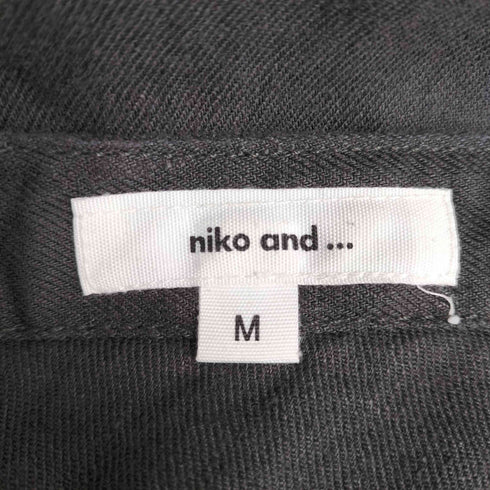ニコアンド niko and... リネンツイルリメイク サロペット レディース M
