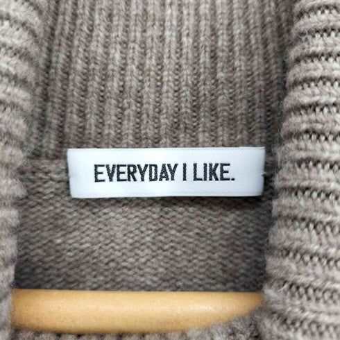 エブリデイアイライク EVERYDAY I LIKE 21AW ハイネック ウールニット セーター レディース