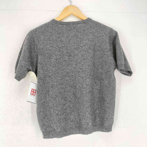クラフトアンドバロー Croft&Barrow バングラディシュ製 カシミヤニット クルーネック 半袖Tシャツ レディース JPN:S