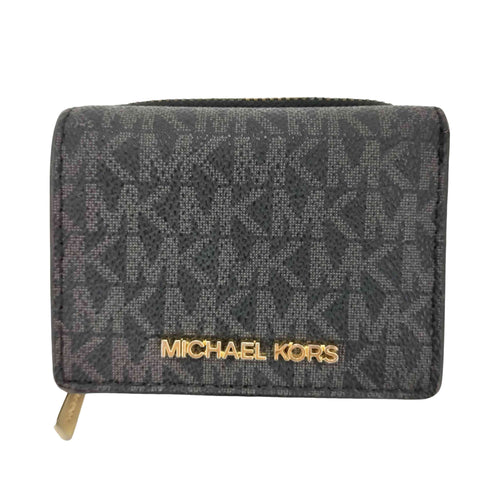 マイケルコース Michael Kors ロゴプレート 三つ折り財布 レディース