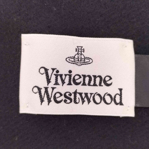 ヴィヴィアンウエストウッド Vivienne Westwood ロゴ刺繍 ウールマフラー レディース