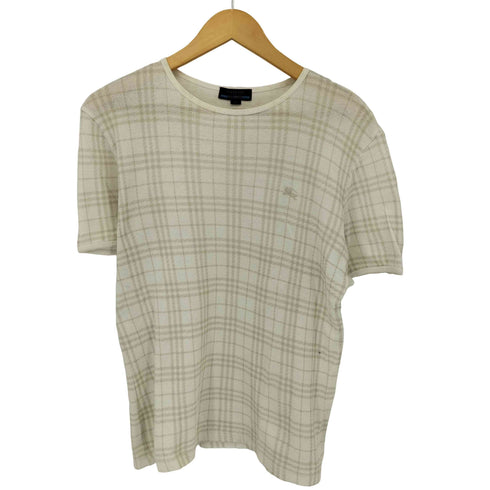 バーバリーブルーレーベル BURBERRY BLUE LABEL ウィンドウペン 鹿の子カットソー レディース import:L
