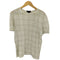 バーバリーブルーレーベル BURBERRY BLUE LABEL ウィンドウペン 鹿の子カットソー レディース import:L
