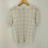 バーバリーブルーレーベル BURBERRY BLUE LABEL ウィンドウペン 鹿の子カットソー レディース import:L