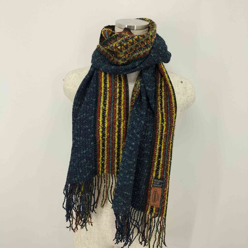 ミッソーニ MISSONI ミックスヤーン フリンジ マフラー レディース