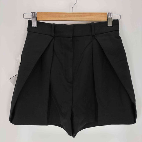 バレンシアガ BALENCIAGA フランス製 ウールモヘア混紡 タックショーツ レディース 36