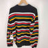バターグッズ BUTTER GOODS Stripe Knit Sweater ストライプ ボーダー クルーネック ニット セーター メンズ JPN:XL