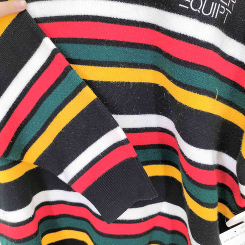 バターグッズ BUTTER GOODS Stripe Knit Sweater ストライプ ボーダー クルーネック ニット セーター メンズ JPN:XL