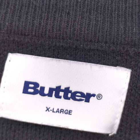 バターグッズ BUTTER GOODS Stripe Knit Sweater ストライプ ボーダー クルーネック ニット セーター メンズ JPN:XL