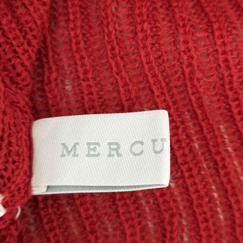 マーキュリーデュオ MERCURYDUO ラッフルクロシェマーメイドニットワンピース レディース JPN:S