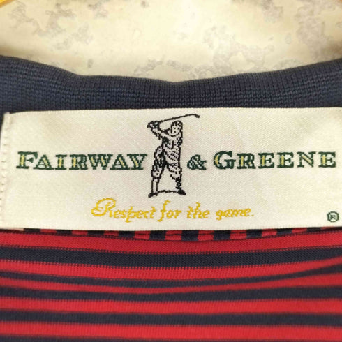 FAIRWAY&GREENE ボーダー柄ポロシャツ メンズ JPN:XL