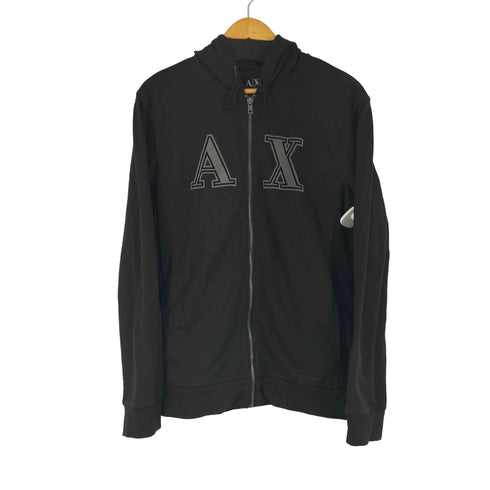 アルマーニエクスチェンジ ARMANI EXCHANGE ロゴプリント ジップパーカー メンズ JPN:L