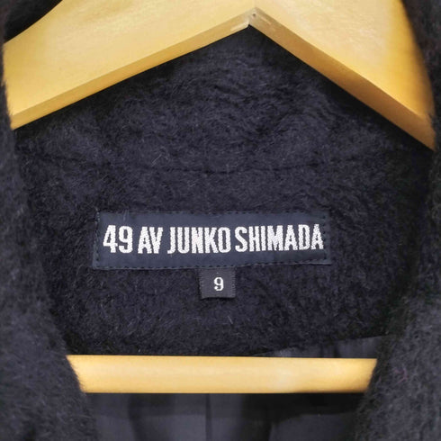 フォーティーナインアヴェニュージュンコシマダ 49AV.Junko Shimada ステッチデザイン ウールカラーコート レディース 9