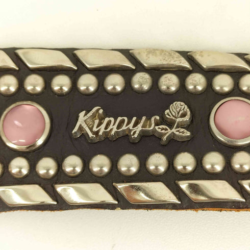Kippys クリスタル スワロフスキー ウエスタンベルト レザー ハトメ仕様 メンズ 33