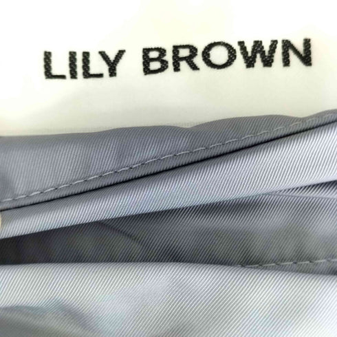 リリーブラウン Lily Brown ランダムヘムギャザーミニスカート レディース 0
