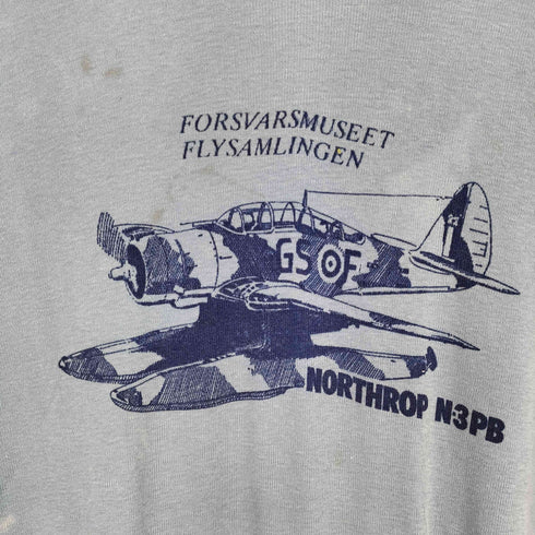 NORTHROP N-3PB フロントプリントリンガーTシャツ メンズ JPN:XL
