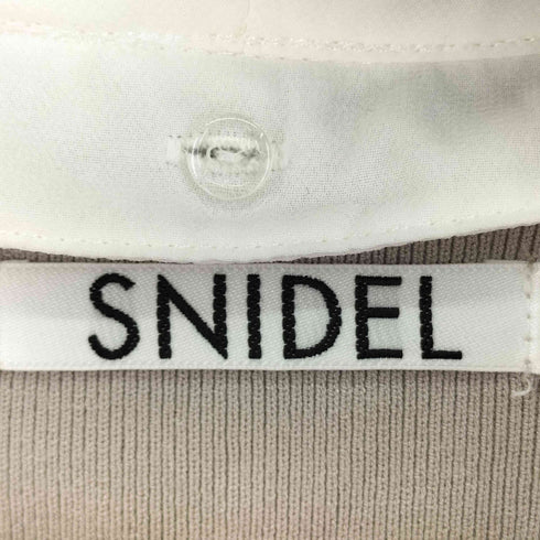 スナイデル snidel プリーツカラーニットワンピース レディース ONE SIZE