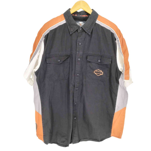 ハーレーダビッドソン HARLEY-DAVIDSON 背面刺繍シャツ メンズ JPN:XL