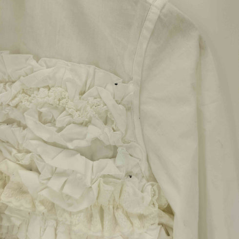 トリココムデギャルソン tricot COMME des GARCONS レギュラーカラー フリルシャツ レディース