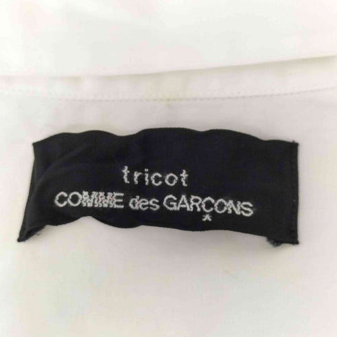 トリココムデギャルソン tricot COMME des GARCONS レギュラーカラー フリルシャツ レディース