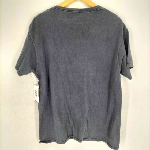 フロントプリントクルーネックバンドTシャツ メンズ JPN:L
