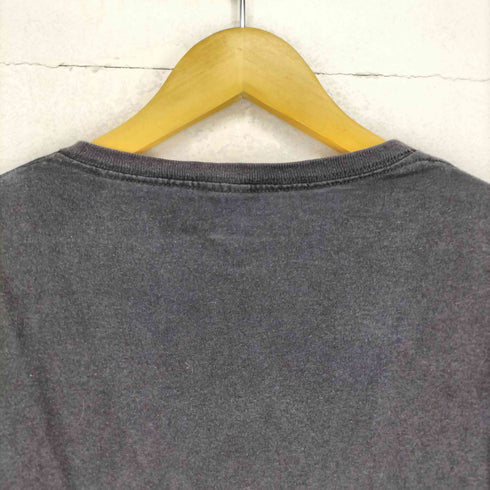 フロントプリントクルーネックバンドTシャツ メンズ JPN:L