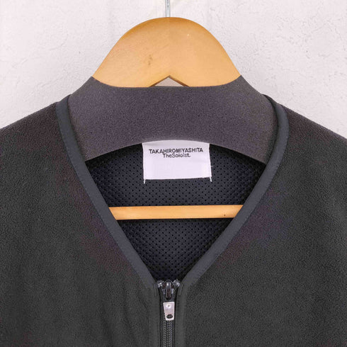 タカヒロミヤシタザソロイスト TAKAHIRO MIYASHITA The SoloIst. back gusset sleeve full zip fleece jacket.(solid) メンズ JPN:46