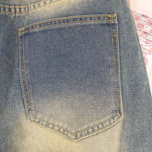 S〇XSOCKS やっち確定キラキラデニム レディース M