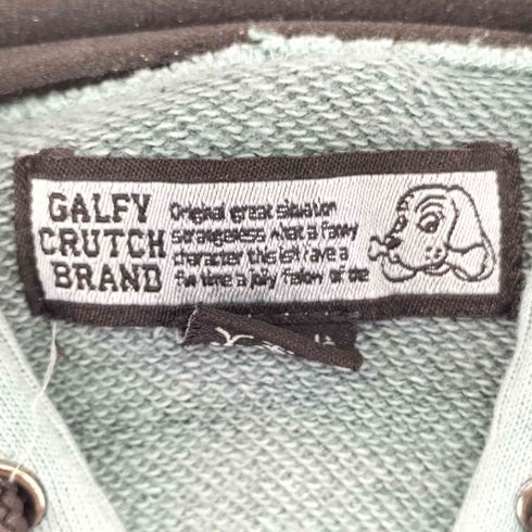 ガルフィー GALFY 染め染めデスメタルニャンニャンパーカー レディース L