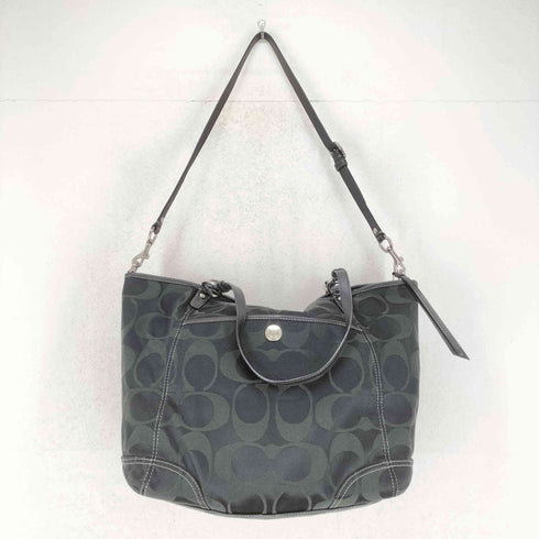 コーチ COACH シグネチャーロゴ レザーパイピング レディース