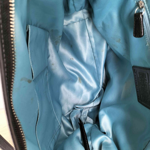 コーチ COACH シグネチャーロゴ レザーパイピング レディース
