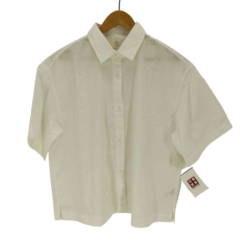 ムジラボ MUJI labo ポプリン半袖シャツ レディース JPN:L