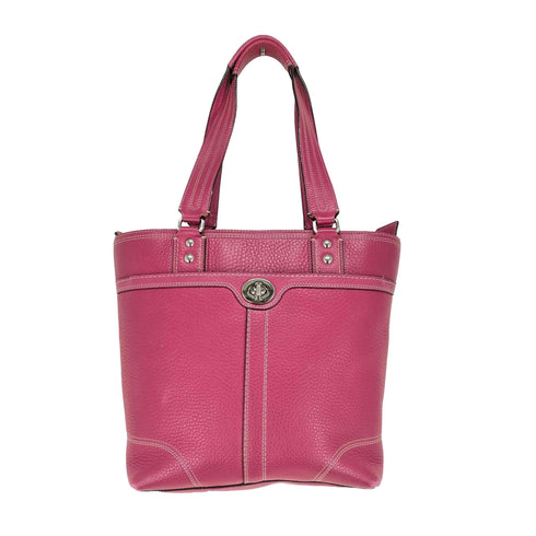 コーチ COACH シボ革 オールレザートートバッグ レディース