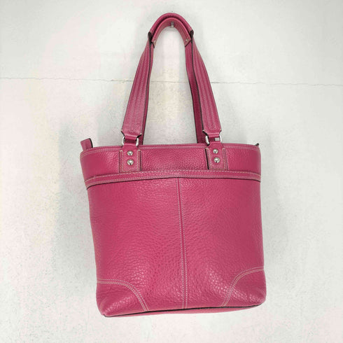 コーチ COACH シボ革 オールレザートートバッグ レディース