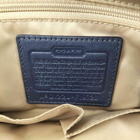 コーチ COACH メタリックレザートートバッグ レディース