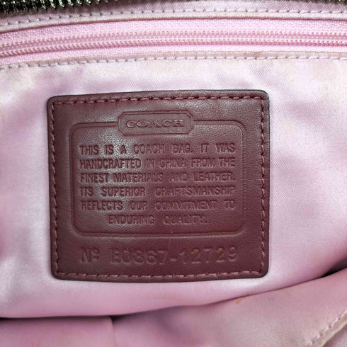 コーチ COACH シグネチャーロゴ レザー切替キャンバストートバッグ レディース