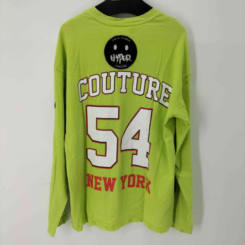Hyper Couture プリントデザイン L/S Tシャツ メンズ import:L