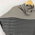 シーケーカルバンクライン ck Calvin Klein コットンレーヨン ボーダー ハイネックトップス レディース JPN:4