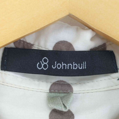 ジョンブル Johnbull ドット柄長袖シャツ レディース