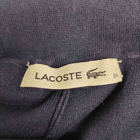 ラコステ LACOSTE ロゴ刺繍 ワイドニットパンツ レディース JPN:34