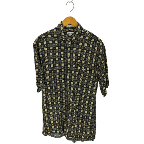 ピエールカルダン pierre cardin 100%レーヨン アロハシャツ メンズ JPN:S