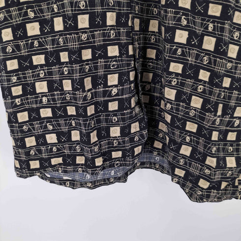 ピエールカルダン pierre cardin 100%レーヨン アロハシャツ メンズ JPN:S