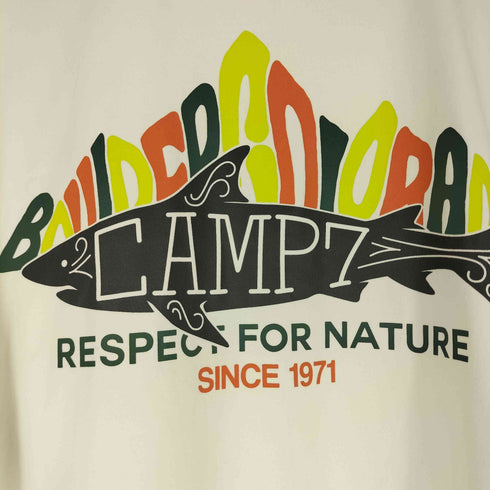 キャンプセブン CAMP7 ロゴ 両面プリント ロングスリーブTシャツ メンズ import:XL