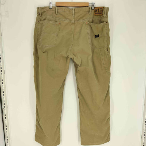 ポロジーンズカンパニーラルフローレン POLO JEANS COMPANY RALPH LAUREN 5 PKT CARPENTER 革パッチ ドーナツボタン 5ポケット カーペンター ワーク パンツ メンズ 42×32