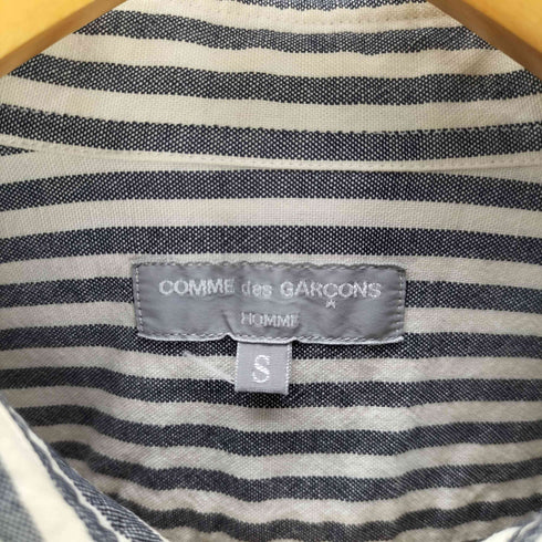 コムデギャルソンオム COMME des GARCONS HOMME 90S 田中オム ステッチデザイン ストライプシャツ archive メンズ JPN:S