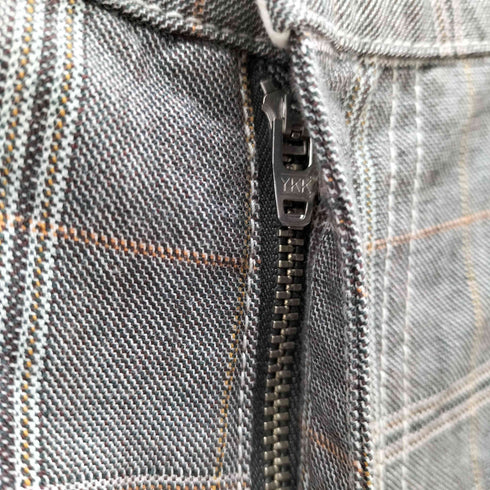 コムデギャルソンオム COMME des GARCONS HOMME 11SS ウール チェックワイドパンツ メンズ JPN:L