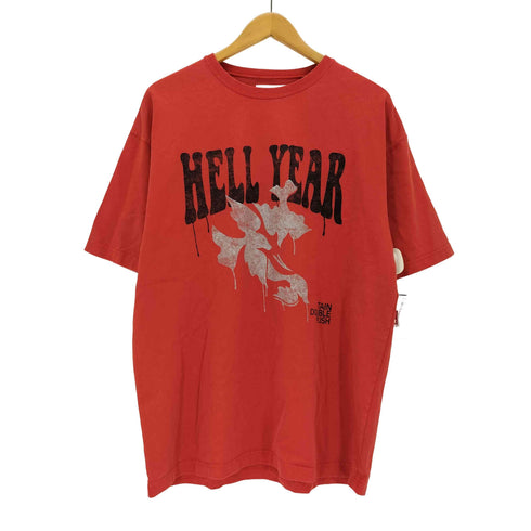 タインダブルプッシュ TAIN DOUBLE PUSH HEL YEAR TEE メンズ import:M