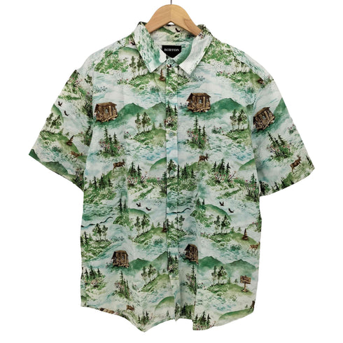 バートン BURTON MB SHABOOYA CAMP SS 総柄シャツ メンズ import:L