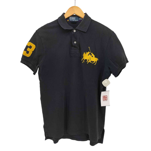 ポロバイラルフローレン Polo by RALPH LAUREN 90S CUSTOM FIT ビッグポニー刺繍 S/S ポロシャツ メンズ import:M
