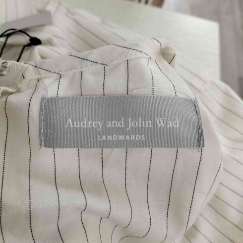 オードリーアンドジョンワッド Audrey and John Wad ストライプ オールインワン サロペット レディース M